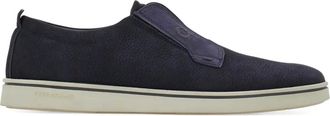 Ferragamo Sneakers slip-on in pelle scamosciata - Blu