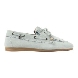 VIA VAI Schoenen, Dames, Blauw, 39 EU, Su&egrave;de, June Loua Moccasins