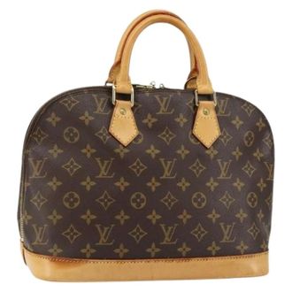 Louis Vuitton Pre-owned Handbags, female, Brown, Size: ONE SIZE Pre-owned Canvas Handbag