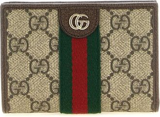 Gucci Ophidia Kleine Portemonnee - Dames - Accessoires - Veelkleurig - Maat: ONE Size Flanel