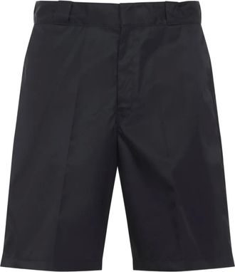 Prada Shorts con logo - Nero