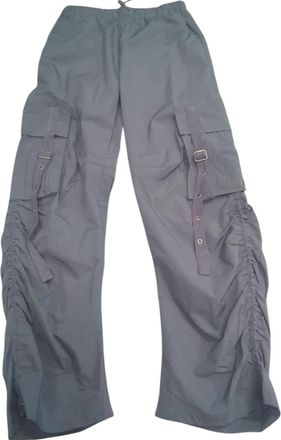 Emory Park Womens Parachute Pants In Charcoal