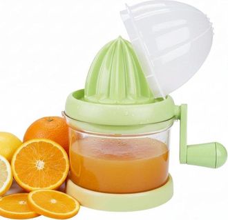 No Brand Exprimidor Manual De Manivela - Exprimidor Port&aacute;til Para Naranjas, Limones Y Otras Frutas - Exprimidor Manual Para El Hogar Y El Exterior (verde)