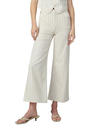 Joe's The Mia Wide Leg Ankle Natural Stripe Jean