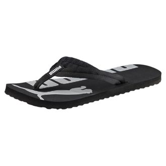 Puma Zehentrenner PUMA EPIC FLIP V2, Gr. 35,5, schwarz-weiss (schwarz, wei&szlig;), Textil, bedruckt, Schuhe Zehentrenner