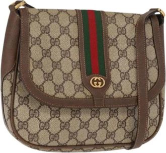 Gucci Pre-owned Cross Body Bags, female, Beige, Size: ONE SIZE Pre-owned Cross Body Bag