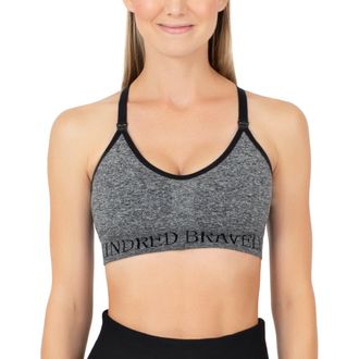 Kindred Bravely Sublime Nursing Sports Bra - Fits Sizes 30B-40D in Grey Heather at Nordstrom, Size X-Large C