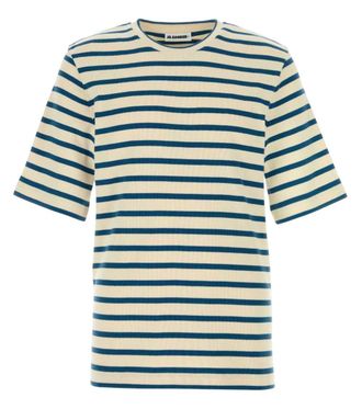 Jil Sander Beige Crew Neck T-Shirt