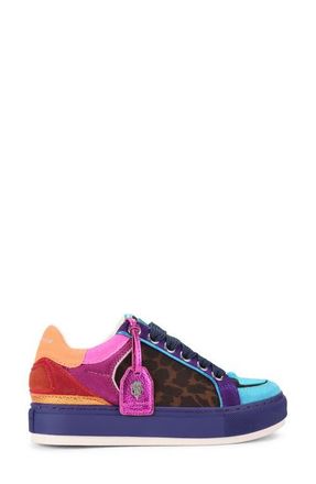 Kurt Geiger Southbank Tag Platform Sneaker in Open Brown at Nordstrom, Size 6Us