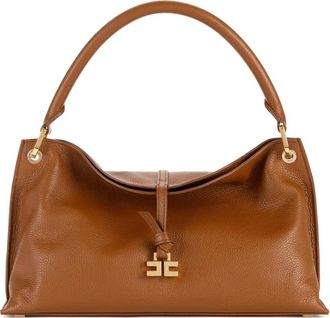 Elisabetta Franchi Borsa tote Boulevard media - Marrone