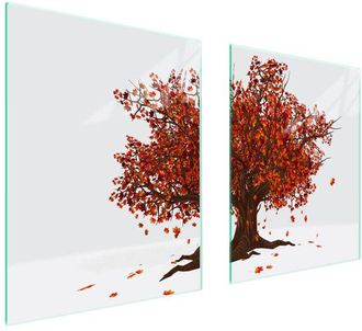 OEM Placa Protectora De Vidrio Para Estufa 85x52 &Aacute;rbol