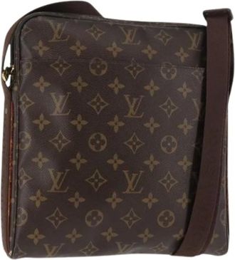Louis Vuitton Pre-owned Cross Body Bags, female, Brown, Size: ONE SIZE Pre-owned Vintage Canvas Cross Body Bag