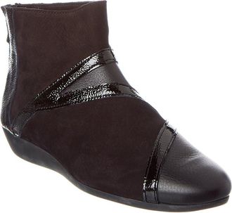 Arche Onyzem Leather & Patent Bootie