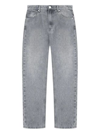 Mani&egrave;re De Voir curved-pocket regular jeans - Grey