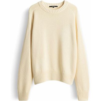 someday Tiruna Gebreide Trui - Dames - Truien - Beige - Maat: L Katoen