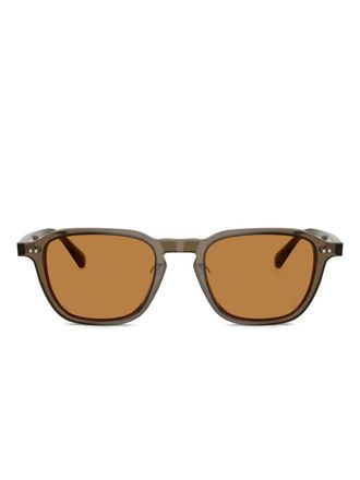Oliver Peoples square-frame sunglasses - unisex - Acetate - 50 - Brown