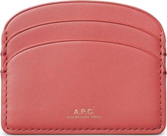 A.P.C. Portacarte Demi Lune - Rosso