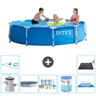 Intex Piscina Con Estructura Redonda - 305x76 Cm - 8-piezas S41672