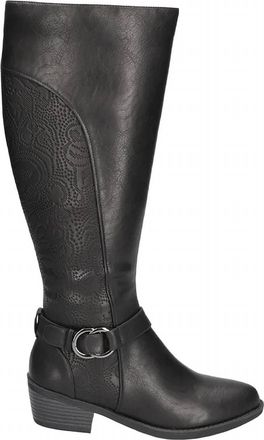 Easy Street Womens Luella Plus Boot In Black