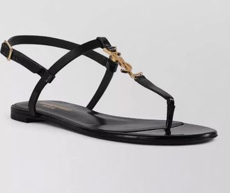 Saint Laurent leather sandals