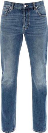 Alexander McQueen Jeans, Heren, Blauw, M, Slim-fit Jeans