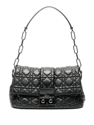Dior 2011 cannage chain shoulder bag - Zwart