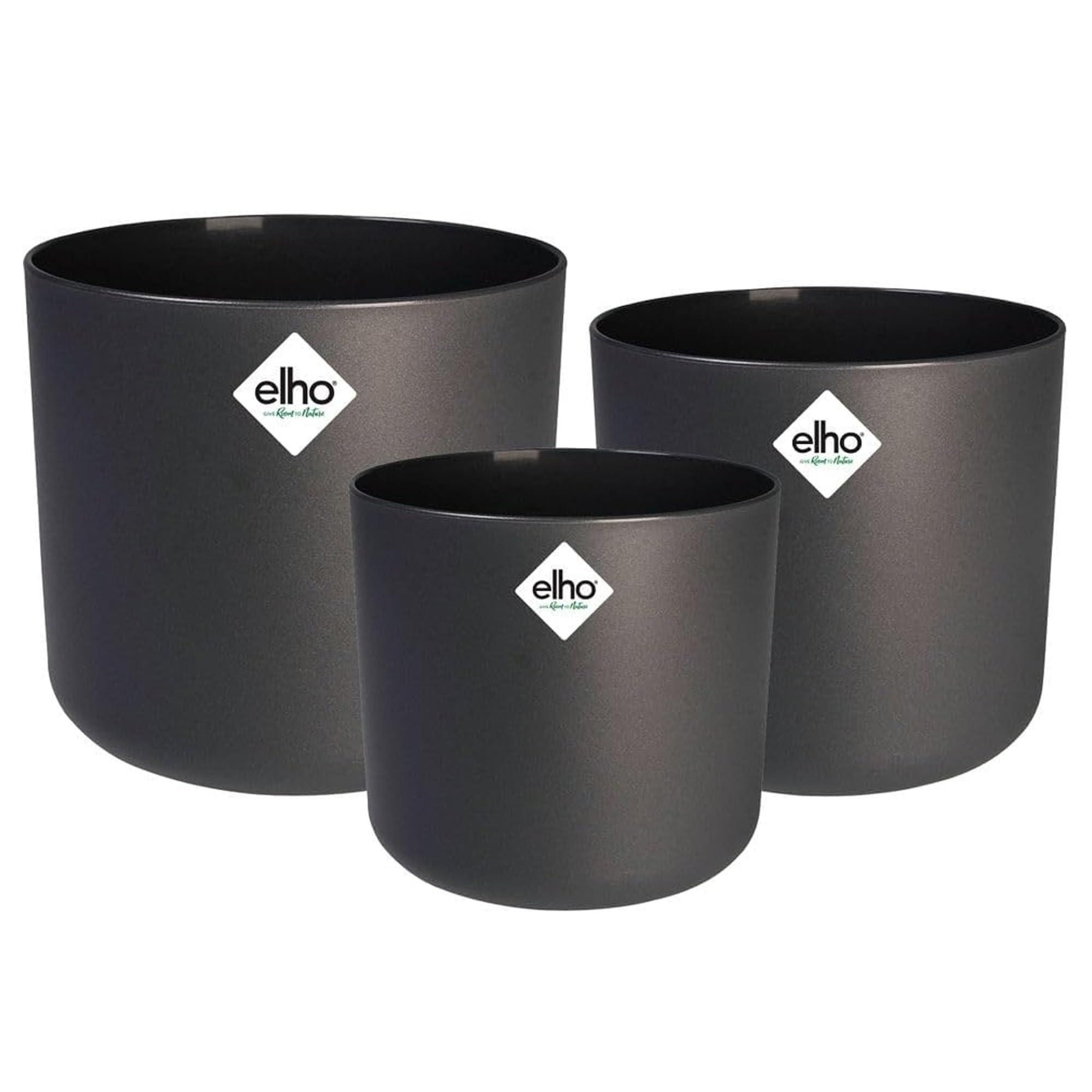 Elho Amber Grail Blumentopf 30cm - 100% Recycelt Aus Kunststoff Für Innen & Außen