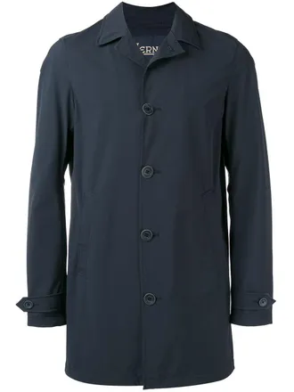 Herno midi raincoat - Blu
