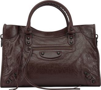Balenciaga Le City Handbags Bordeaux-Donna