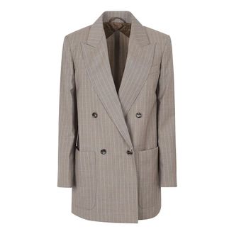 Max Mara Blazers, female, Brown, Size: XS Max Mara Jackets Brown