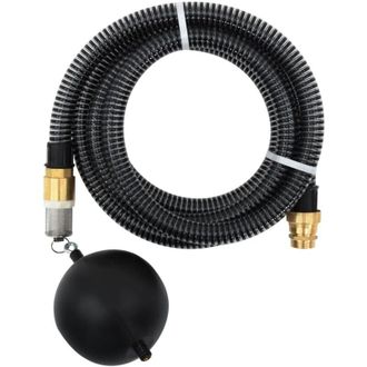 vidaXL Vidaxl - Manguera De Succi&oacute;n Con Conectores De Lat&oacute;n Pvc Negro 29 Mm 25m