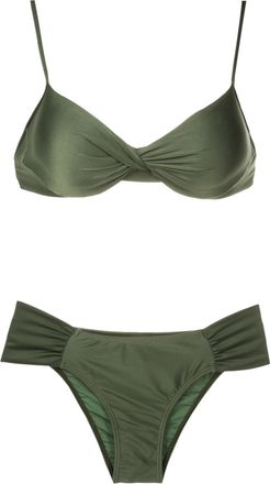 Lygia & Nanny Vitoria bikini set - women - Polyamide/Spandex/Elastane - 40 - Green