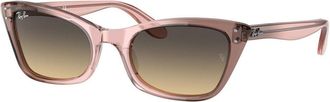 Ray-Ban RB2299 Lady Burbank 1344BG Womens Sunglasses Pink Size 52