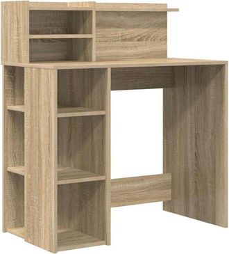 vidaXL Vidaxl - Escritorio con Almacenamiento Roble Sonoma 90 x 48 x 101.5 cm