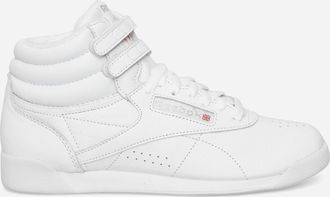 Reebok Women s Freestyle Hi Sneakers Intense White / Silver