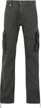 Alpha Industries Jet Pant - Heren - Straight fit broeken - Grijs - W30 - Katoen - Broeken