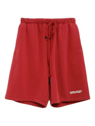 Fear of God Trainingsshorts met trekkoord - Rood