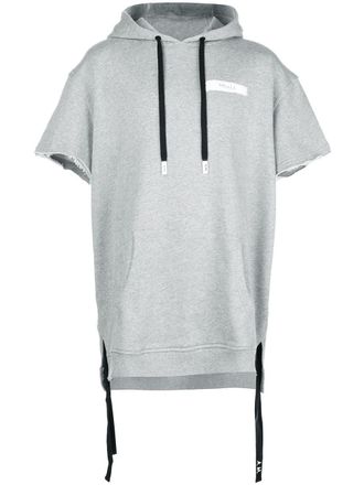 Haculla short sleeved hoodie - Grey