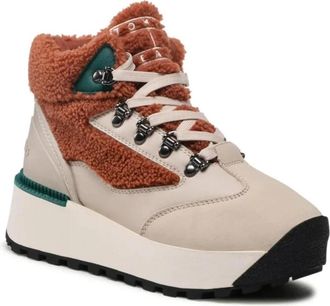 Tommy Hilfiger Winterlaarzen - Dames - Winterlaarzen - Beige - 39 EU - Polyester - Schoenen