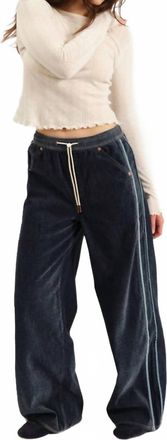 Daze Cozy Wide Leg Pull On Jean In Sky Whisper