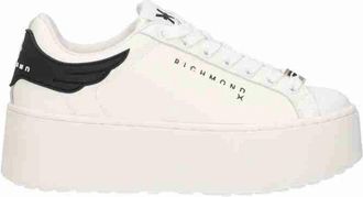 John Richmond Platform Sneakers - Dames - Sneakers - Wit - 41 EU - Leer - Schoenen