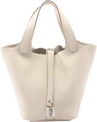 Herm&egrave;s Pre-owned Hermes Clemence Picotin Lock 18 Ladies D6ACCWQDF7SHS365