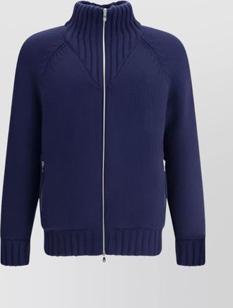 Brunello Cucinelli cashmere knit high collar jackets