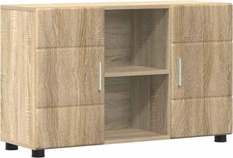 vidaXL Sideboard with Shelf FLORIN Sonoma Oak 88.5 x 30.5 x 55.5 cm vidaXL