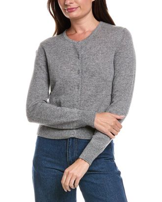 Fort&eacute; Cashmere Cropped Cashmere Sweater