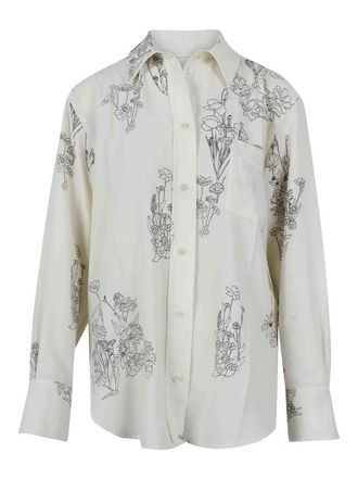 Victoria Beckham Floral print shirt