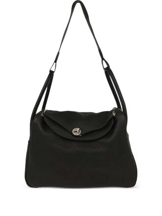 Herm&egrave;s Borsa a spalla 34 Lindy in pelle 2007 - Nero
