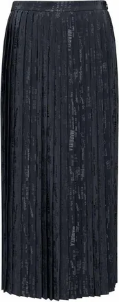 Maison Margiela Pleated Skirt With Print