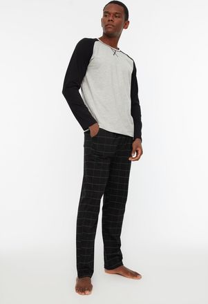 Trendyol Heren Ronde hals Pyjama Set