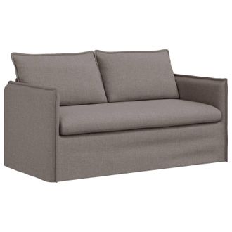 vidaXL Sof&aacute; Taup&eacute; 156 X 82 X 85 Cm Tela Vidaxl